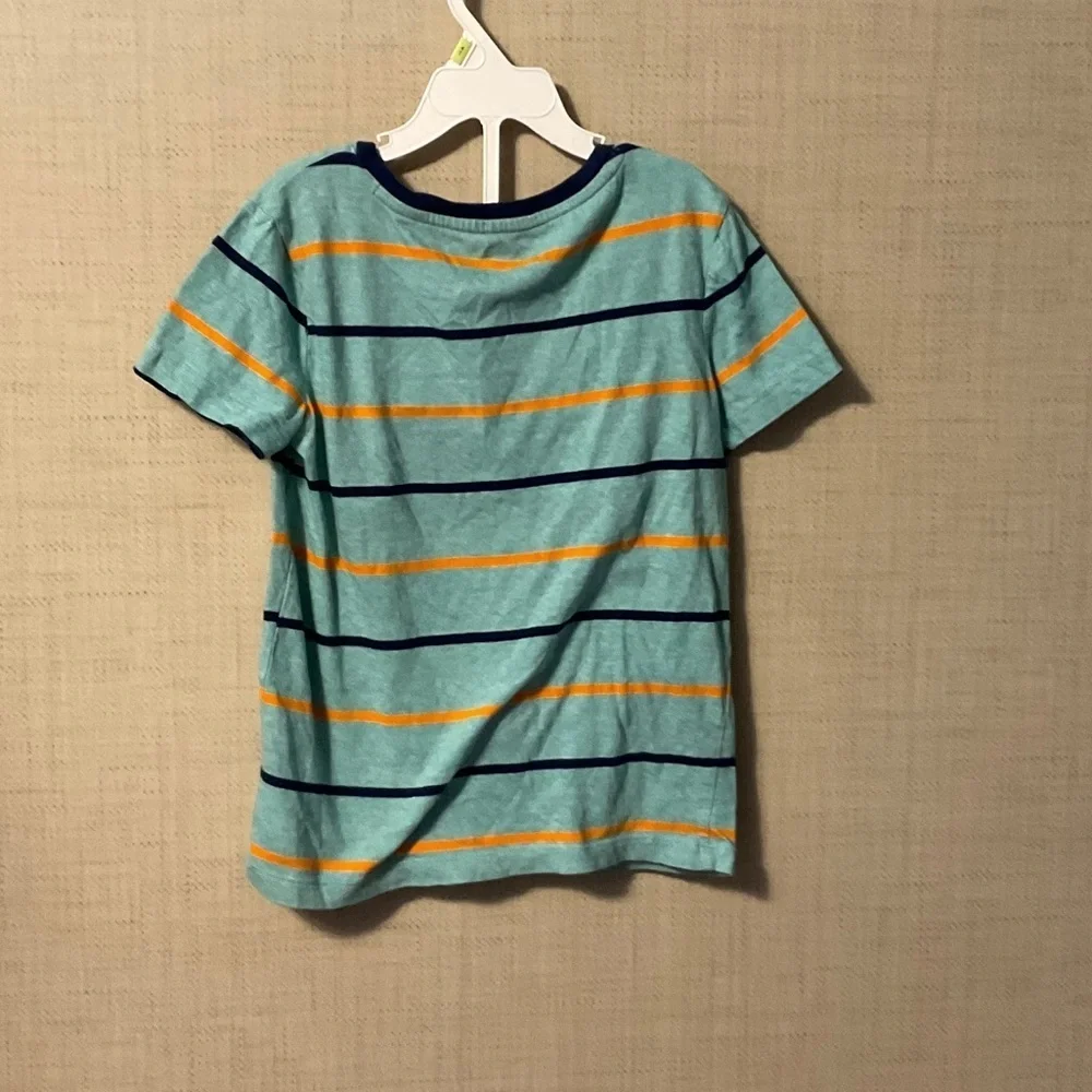 Old Navy Kids' Tee - Teal, Navy, and Orange Stripes